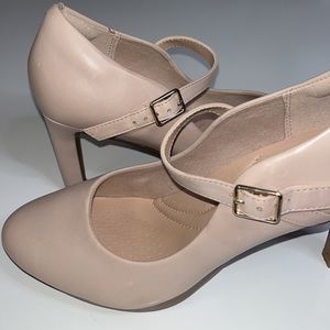 Clarks | Shoes | Nwt Clarks Ambyr Shine Leather Mary Jane Pumps In Dusty Rose Womens Size 7 